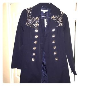 Navy blue Trench coat